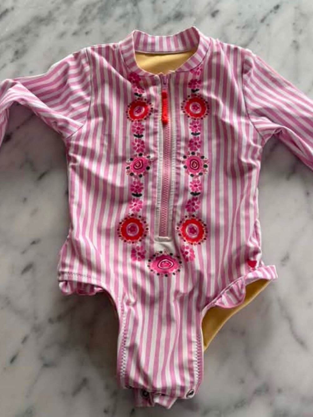 Pink Chicken Girls Bathing Suit 18-24 months